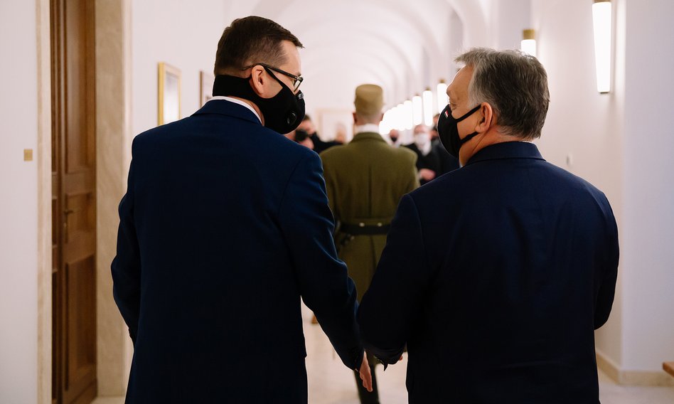 Spotkanie Morawiecki-Orban. Rzecznik rządu: Jesteśmy otwarci na negocjacje unijne