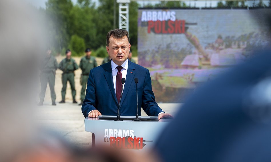 Błaszczak: Ustawimy abramsy na wschód od Wisły, a nie jak PO-PSL stare leopardy ustawiła w Żaganiu