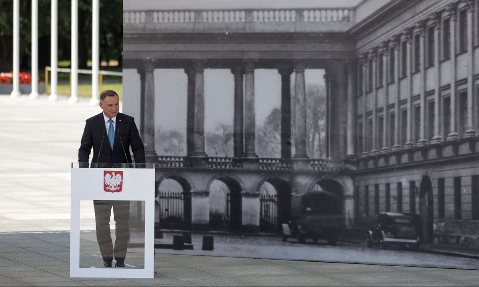 Prezydent podpisał ustawę o odbudowie Pałacu Saskiego. "Polska wchodzi do ligi państw zamożnych"