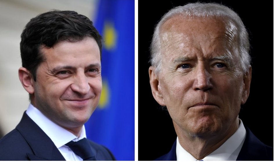 Współpraca wojskowa i energetyczna tematami spotkania Biden-Zełenski