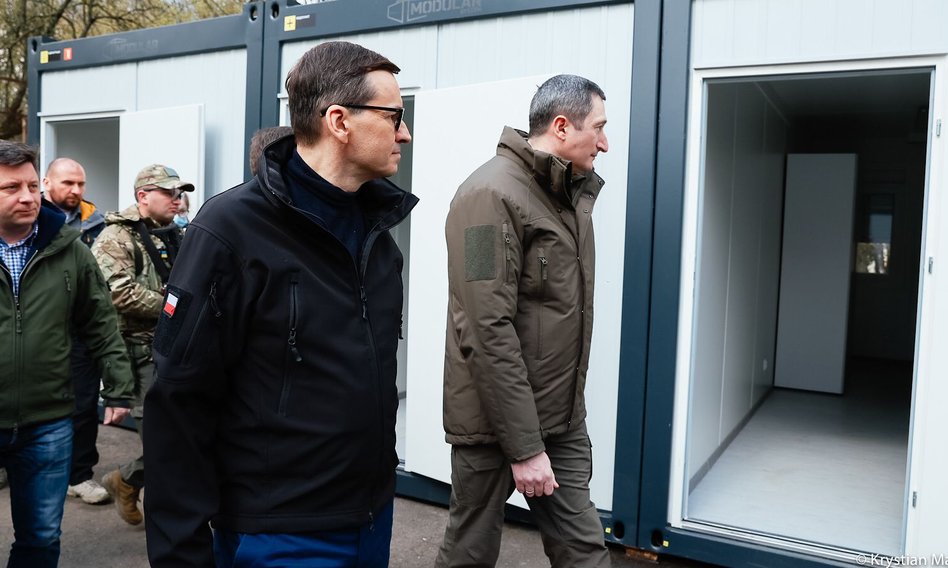 Polsko-ukraińska inicjatywa. We Lwowie powstało miasteczko kontenerowe dla uchodźców wewnętrznych
