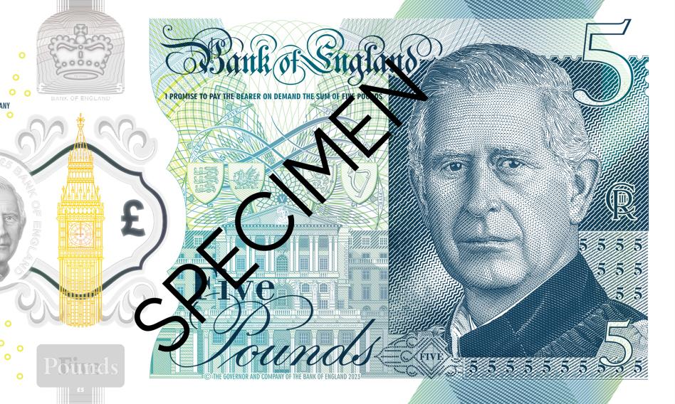 Karol III na banknotach. Bank Anglii pokazał nowe funty