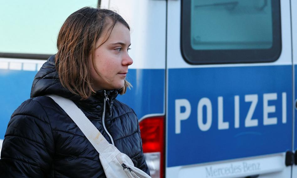 Policja aresztowała Gretę Thunberg podczas protestu