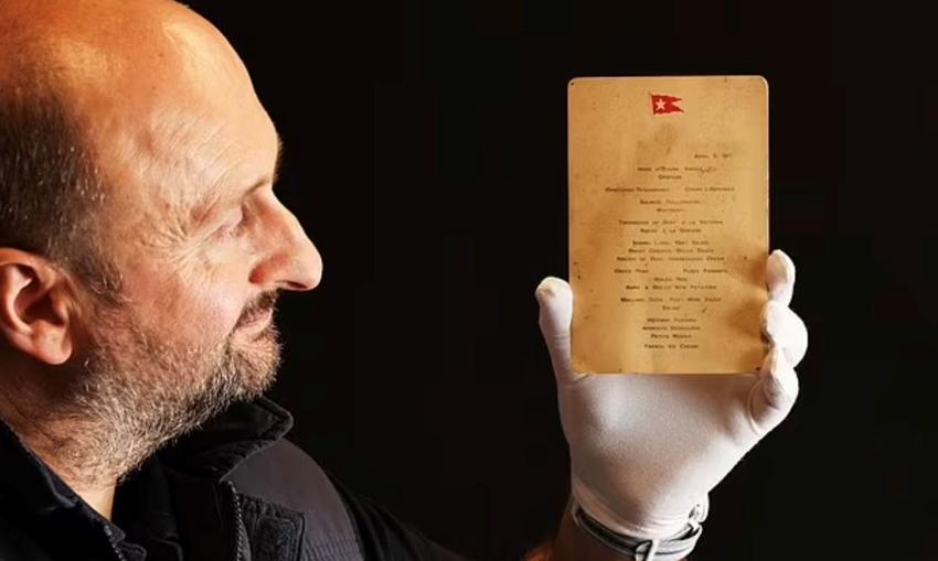 Menu z Titanica sprzedano na aukcji za 84 tys. funtów