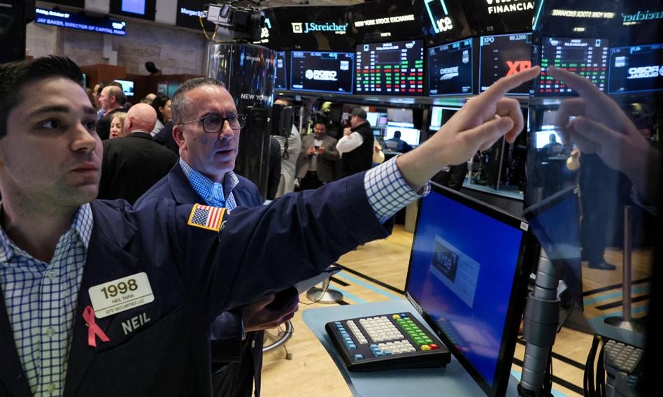 Dobre dane z gospodarki. Na Wall Street spadki