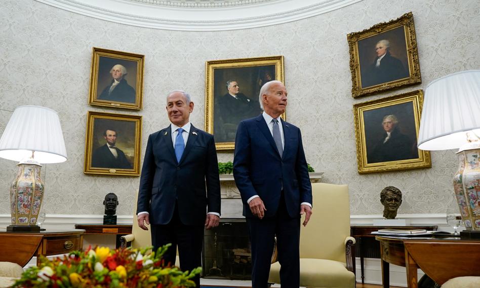 Prezydent Joe Biden przyjął premiera Izraela Benjamina Netanjahu