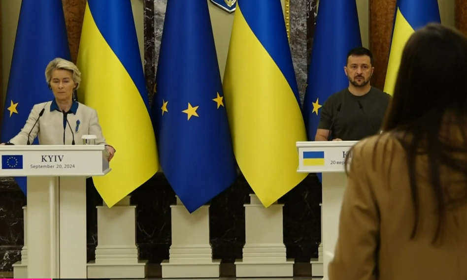 Szefowa KE w Kijowie: Unia udzieli Ukrainie 35 mld euro pożyczki